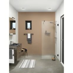 Sealskin Inloopdouche I AM A3 90x200 Cm Zwart