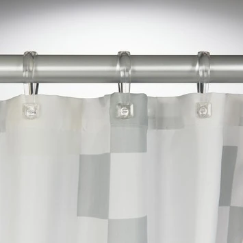 Sealskin Douchegordijn Pixel Textiel Zwart 200x180 Cm 3 Sealskin Douchegordijn Pixel Textiel Zwart 200x180 Cm - Afbeelding 3