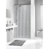 Sealskin Hammam Douchegordijn Pvc Zilver 180 X 200 Cm