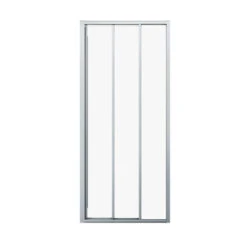 Sealskin Hooked Zijwand Voor Schuifdeur 90x200 Cm, 6 Mm Helder Veiligheidsglas Met Antikalklaag Zilver Hoogglans -InterieurKunst Verkoopwinkel 123 12617