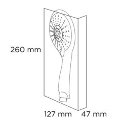 Tiger Handdouche Splash Blanca Ø12,5 Cm 5 Standen -InterieurKunst Verkoopwinkel 123 12645