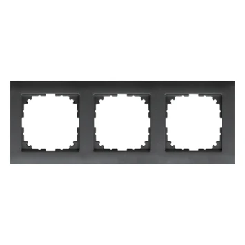 Schneider Merten System-M Smart Afdekraam 3-voudig Antraciet 1 Schneider Merten System-M Smart Afdekraam 3-voudig Antraciet