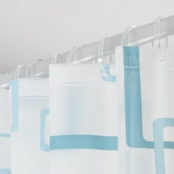 Sealskin Douchegordijn Retro Blue 180x200 Cm -InterieurKunst Verkoopwinkel 123 12774