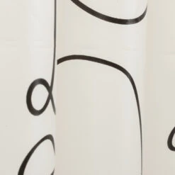 Sealskin Douchegordijn Mind 180x200cm Zwart/wit 12 Sealskin Douchegordijn Mind 180x200cm Zwart/wit -InterieurKunst Verkoopwinkel 123 12804