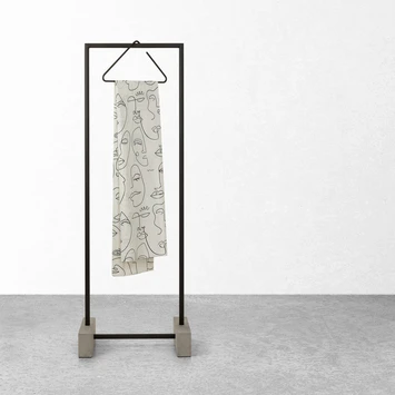 Sealskin Douchegordijn Mind 180x200cm Zwart/wit 6 Sealskin Douchegordijn Mind 180x200cm Zwart/wit - Afbeelding 6