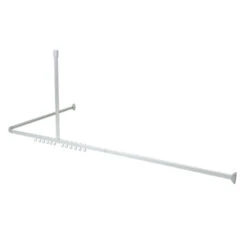 Sealskin Douchegordijnstang Easy Roll Aluminium 90x90 Cm -InterieurKunst Verkoopwinkel 123 12884