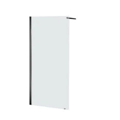 Allibert Douchewand Lago 90x195 Cm Helder Glas Met Zwarte Profielen