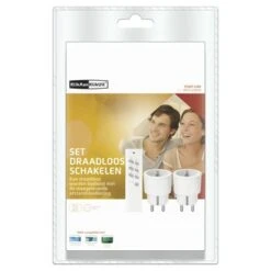 KlikAanKlikUit Schakelset APC2-2300R Met Afstandsbediening En 2x Stopcontactschakelaar -InterieurKunst Verkoopwinkel 123 1295