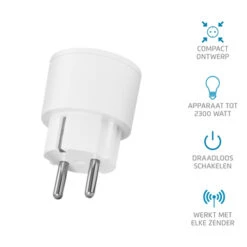 KlikAanKlikUit Schakelset APC2-2300R Met Afstandsbediening En 2x Stopcontactschakelaar -InterieurKunst Verkoopwinkel 123 1301