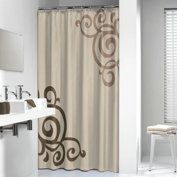 Sealskin Douchegordijn Duchess 180x200 Cm Ecru 1 Sealskin Douchegordijn Duchess 180x200 Cm Ecru