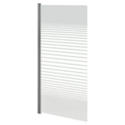 Go By Van Marcke Badwand Ammos 1-delig 75 X 130 Cm Helder Chroom