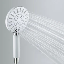 Tiger Handdouche Akcent Chroom Wit -InterieurKunst Verkoopwinkel 123 13179