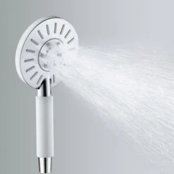 Tiger Handdouche Akcent Chroom Wit -InterieurKunst Verkoopwinkel 123 13180