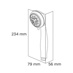 Tiger Splash Handdouche Trento 3 Standen Chroom -InterieurKunst Verkoopwinkel 123 13208