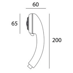 Tiger Handdouche Genova Ø6,5 Cm 1 Stand -InterieurKunst Verkoopwinkel 123 13237