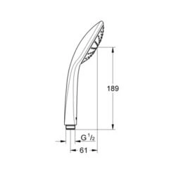Grohe Handdouche Vitalio Joy Ø11 Cm Chroom 6 Grohe Handdouche Vitalio Joy Ø11 Cm Chroom -InterieurKunst Verkoopwinkel 123 13261