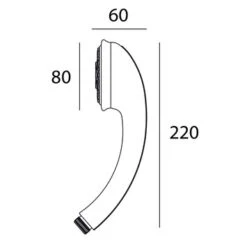 Tiger Handdouche Splash Verona Ø8 Cm 3 Standen -InterieurKunst Verkoopwinkel 123 13275