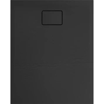 Allibert Terreno Douchebak 100x80cm Bazaltzwart 1 Allibert Terreno Douchebak 100x80cm Bazaltzwart