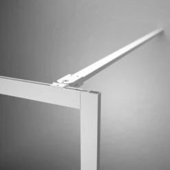 Sealskin Contour Inloopdouche Type A3 118x200 Cm, 6 Mm Helder Veiligheidsglas Met Antikalklaag Mat Wit -InterieurKunst Verkoopwinkel 123 13465