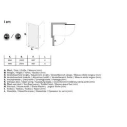 Sealskin Swingdeur Voor Hoekinstap I AM 200x100 Cm Chroom 11 Sealskin Swingdeur Voor Hoekinstap I AM 200x100 Cm Chroom -InterieurKunst Verkoopwinkel 123 13773