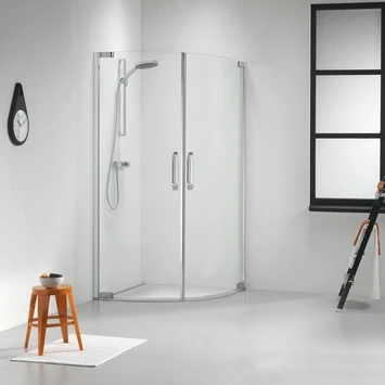Sealskin Douchecabine Met Dubbele Swingdeur Impact Kwartrond 90x195 Cm Chroom 1 Sealskin Douchecabine Met Dubbele Swingdeur Impact Kwartrond 90x195 Cm Chroom