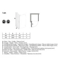 Sealskin Swingdeur Voor Douchewand I AM 90x200 Cm Zwart -InterieurKunst Verkoopwinkel 123 13914