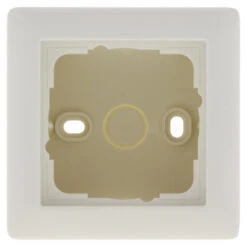 Gira ST55 Opbouwraam 1-voudig Wit -InterieurKunst Verkoopwinkel 123 1395