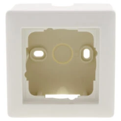 Gira ST55 Opbouwraam 1-voudig Wit -InterieurKunst Verkoopwinkel 123 1398