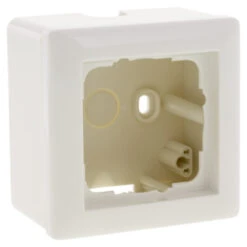 Gira ST55 Opbouwraam 1-voudig Wit -InterieurKunst Verkoopwinkel 123 1400