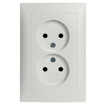 Berker B.1-B.3-B.7 Stopcontact Dubbel Wit 1 Berker B.1-B.3-B.7 Stopcontact Dubbel Wit