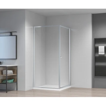 Atlantic Roan Douchewand En -deur 90x90x190cm Chroom 3 Atlantic Roan Douchewand En -deur 90x90x190cm Chroom - Afbeelding 3