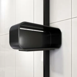 Sealskin Inc. Inloopdouche Type A1 100x30x200 Cm Met Douchemand, 8 Mm Helder Veiligheidsglas Met Antikalklaag Mat Zwart -InterieurKunst Verkoopwinkel 123 14338