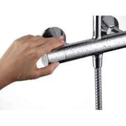Hansgrohe Douchesysteem Vernis Blend 200 Met Thermostaatkraan Chroom -InterieurKunst Verkoopwinkel 123 14438