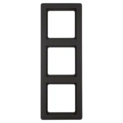 Berker Q1 Afdekraam 3-voudig Antraciet