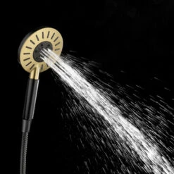 Tiger Regendoucheset Akcent Zwart Messing -InterieurKunst Verkoopwinkel 123 14555