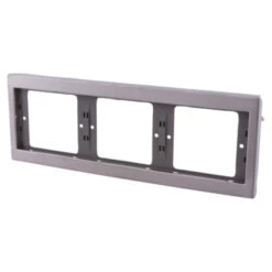 Berker K5 Afdekraam 3-voudig RVS -InterieurKunst Verkoopwinkel 123 1459