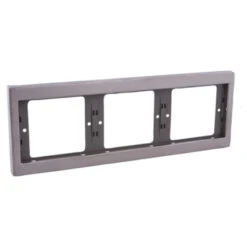 Berker K5 Afdekraam 3-voudig RVS -InterieurKunst Verkoopwinkel 123 1460