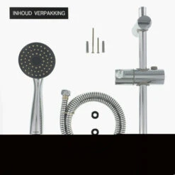 Tiger Splash Doucheset Murcia Waterbesparend Chroom -InterieurKunst Verkoopwinkel 123 14628
