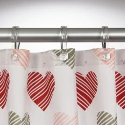 Sealskin Douchegordijn Amor Rood 180x200 Cm -InterieurKunst Verkoopwinkel 123 14790