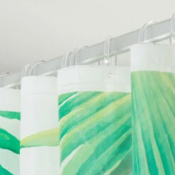 Sealskin Douchegordijn Leaves 180x200cm Groen/wit -InterieurKunst Verkoopwinkel 123 14816