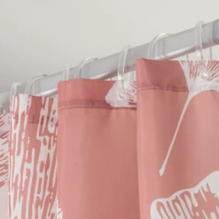 Sealskin Douchegordijn Mare 180x200cm D.roze/wit -InterieurKunst Verkoopwinkel 123 14825