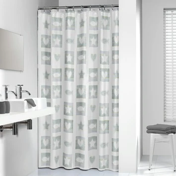 Sealskin Douchegordijn Chalk Grijs 180x200 Cm 2 Sealskin Douchegordijn Chalk Grijs 180x200 Cm - Afbeelding 2