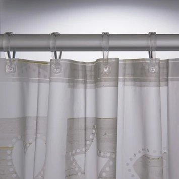 Sealskin Douchegordijn Chalk Grijs 180x200 Cm 3 Sealskin Douchegordijn Chalk Grijs 180x200 Cm - Afbeelding 3