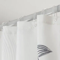 Sealskin Douchegordijn Birds 180x200cm Zwart/wit -InterieurKunst Verkoopwinkel 123 14934