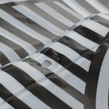 Sealskin Douchegordijn Brave 180x200cm Zwart/wit 6 Sealskin Douchegordijn Brave 180x200cm Zwart/wit - Afbeelding 6