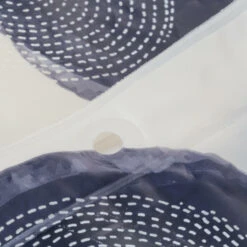 Sealskin Douchegordijn Mood 180x200cm Blauw/wht -InterieurKunst Verkoopwinkel 123 14980