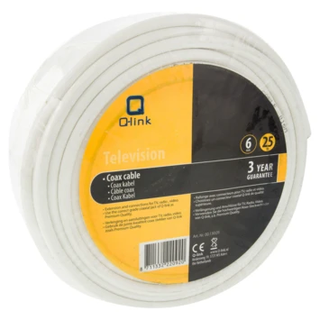Q-Link Coax Kabel RG59 25 Meter Wit 14 Q-Link Coax Kabel RG59 25 Meter Wit - Afbeelding 14