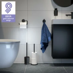 Tiger Wc-rolhouder Tune Zwart 14 Tiger Wc-rolhouder Tune Zwart -InterieurKunst Verkoopwinkel 123 15078