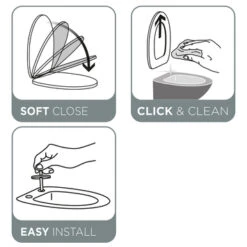 Tiger Wc-bril Blade Wit Met Sofclose En Quick-release 24 Tiger Wc-bril Blade Wit Met Sofclose En Quick-release -InterieurKunst Verkoopwinkel 123 15121