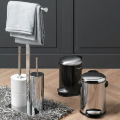 Sealskin Toiletrek Square Metaal Chroom -InterieurKunst Verkoopwinkel 123 15157